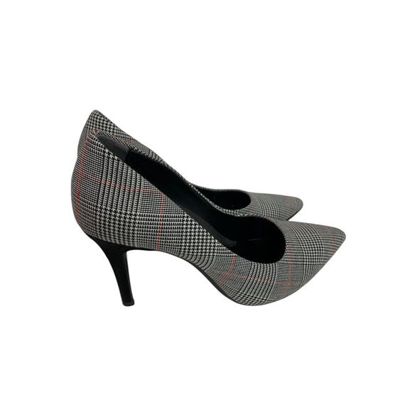 Size 6 Aerosoles Womens Plaid Black Heels Deal Breaker 3 Inch - Picture 4 of 12